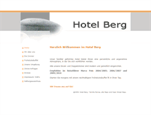 Tablet Screenshot of hotel-berg-stuttgart.de